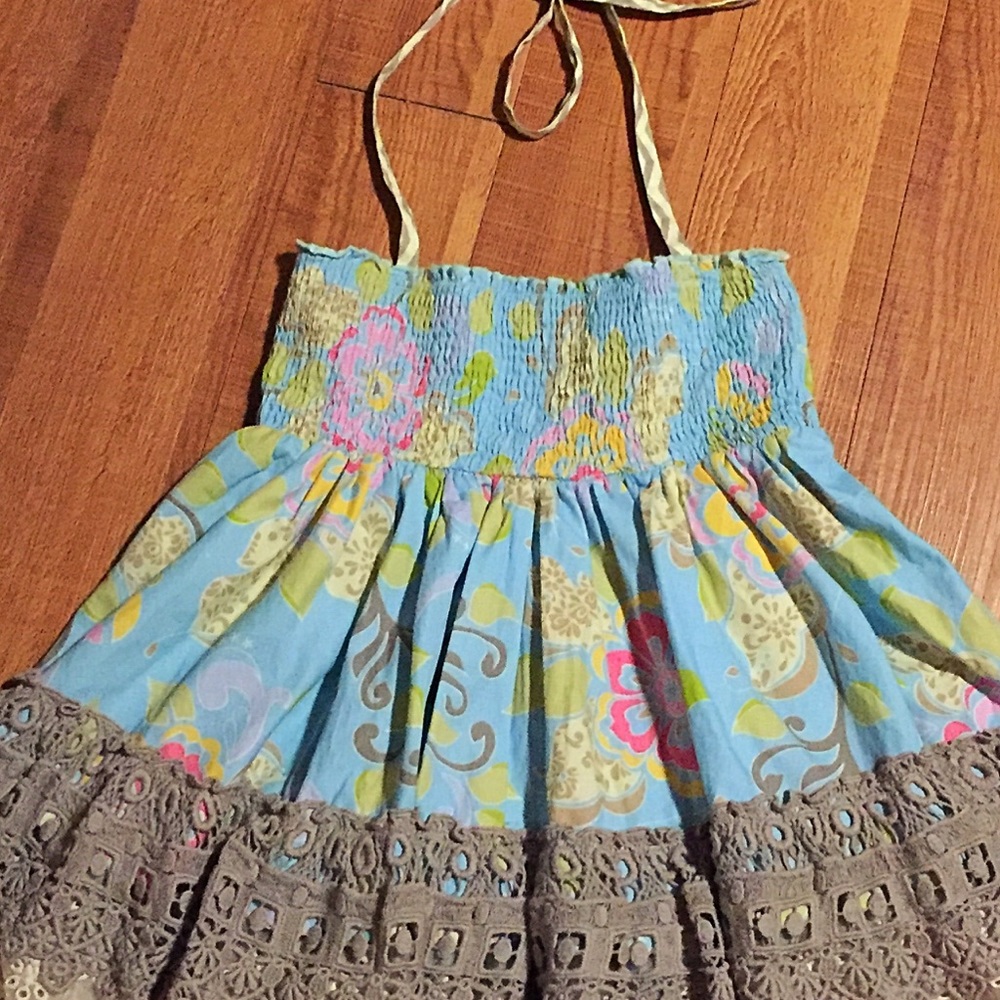 Girl’s boutique Mustard Pie halter tunic, size 10